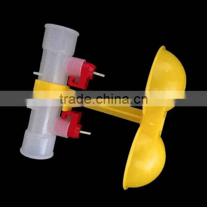 Dual Heads Feeder Driking Poultry Waterfowl Chick Chicken Quail Food Water Tool