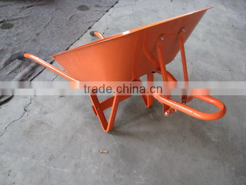 WB105 powder coated whee lbarrow, steel wheel barrow
