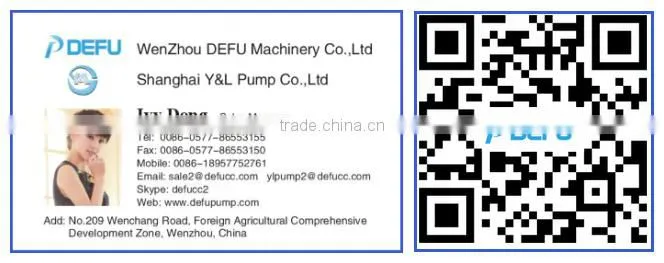 DEFU brand Agricultural irrigation diesel water pump (TPOW/S)