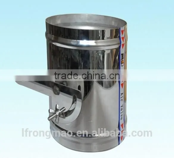 Round manual air damper
