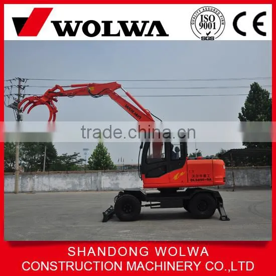 sugar crane wheel loader mounted on excavator for sale