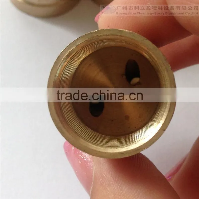 Brass spray nozzle for dust suppression