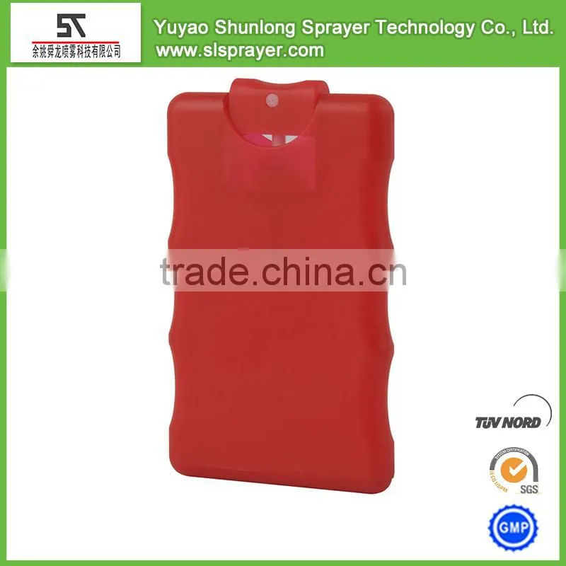 20ml bottle pocket sprayer /plastic credit card sprayer bottle SL-05L