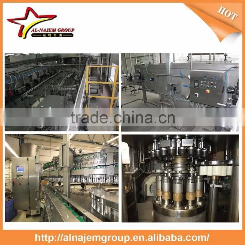 Canning line for soft drinks from 3000 up to 15000 cph
