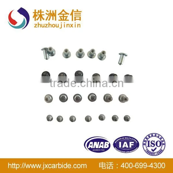 Zhuzhou Cemented Carbide Antiskid truck wheel studs,car tire studs Carbide Wheel Stud ,bolt wheel studs for trucks