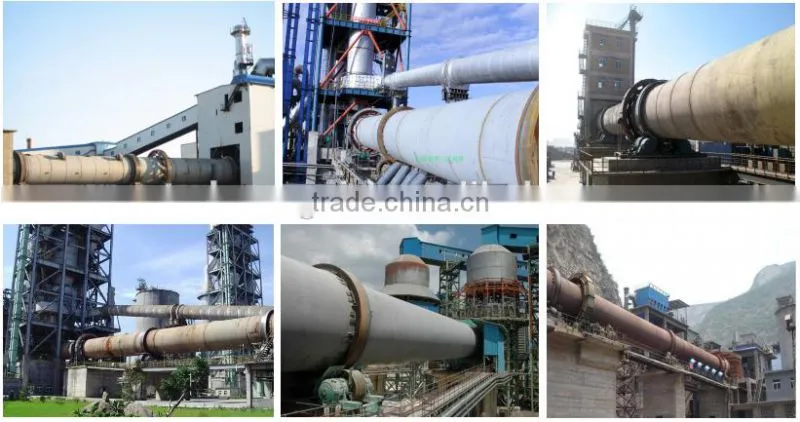 180 to 10000 tpd wet and dry Cement rotary kiln for cement plant