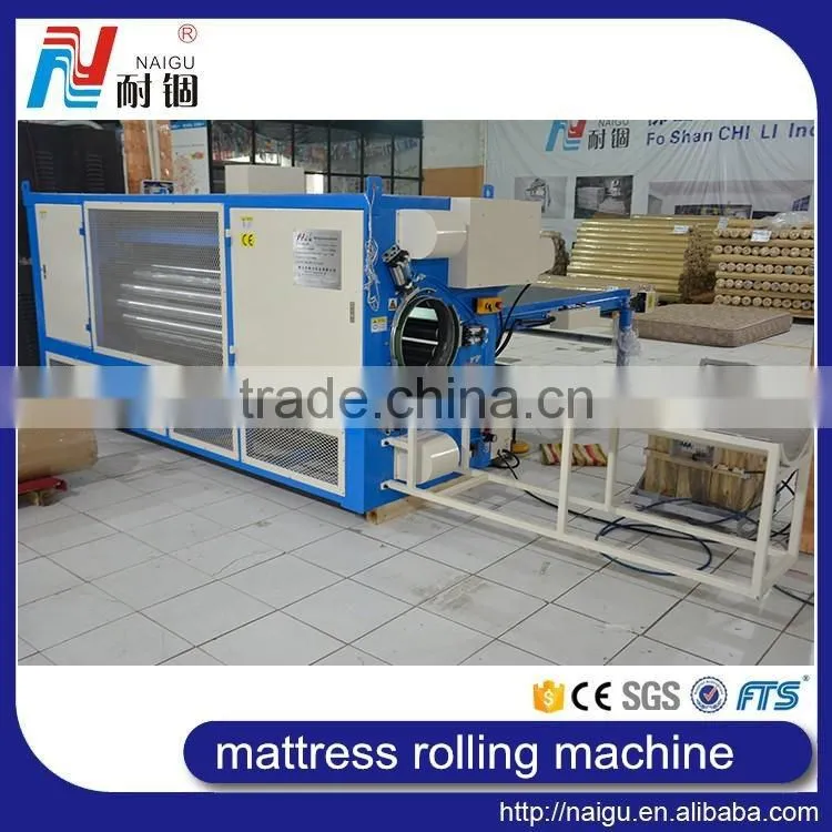 NaiGu manufacture foam mattress/spring mattress roll packing machine
