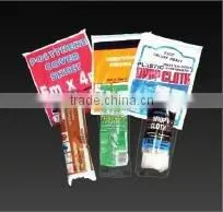 Plastic protective drop cover sheet