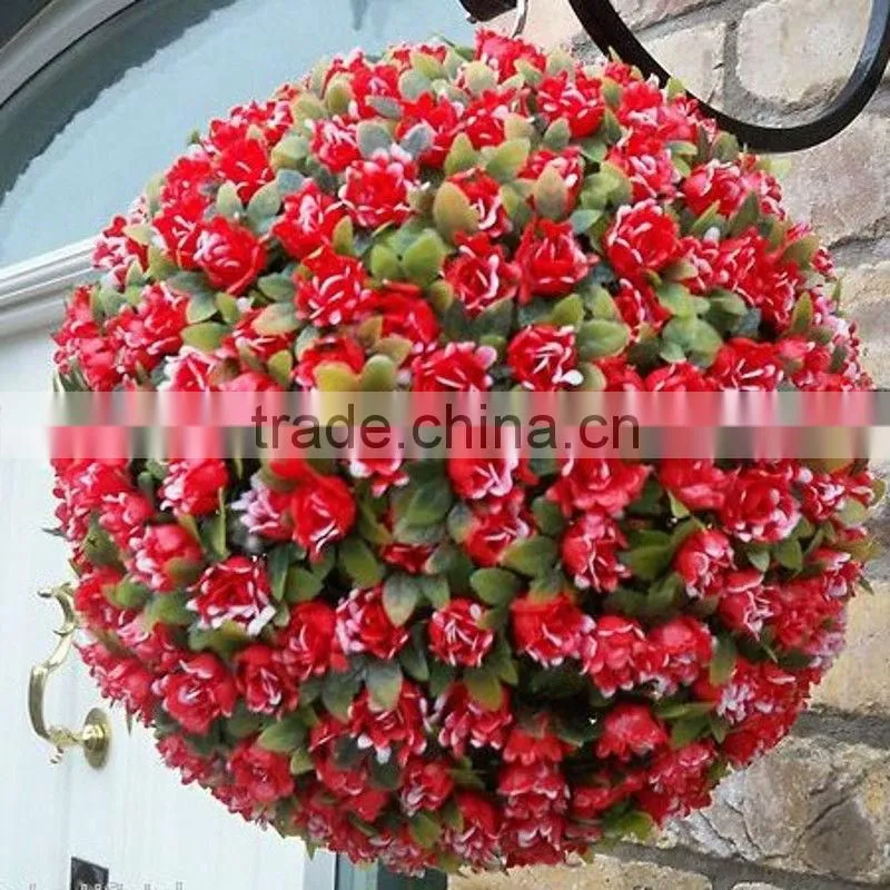 decorative artificial flower balls for weddings hanging flower ball
