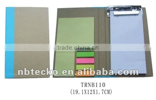 New design for promotional bamboo cover recycled note book with recycled ball pen