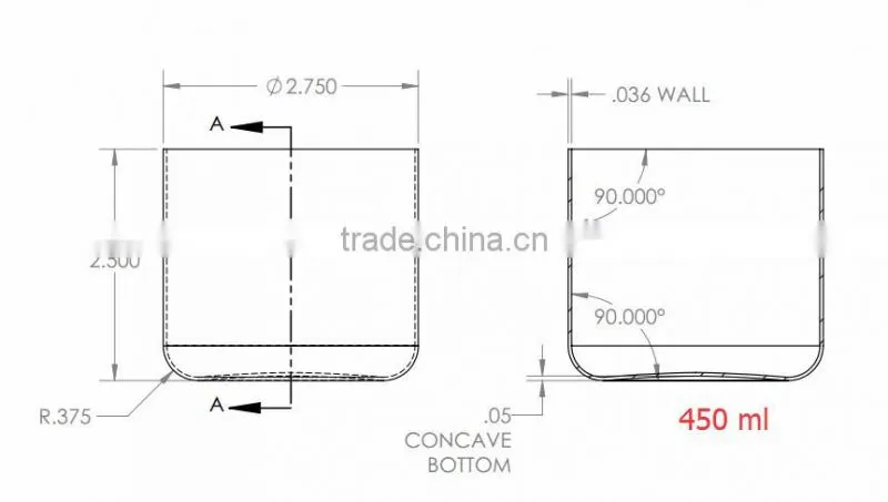 2016 New FDA Deep Drawing Metal Can