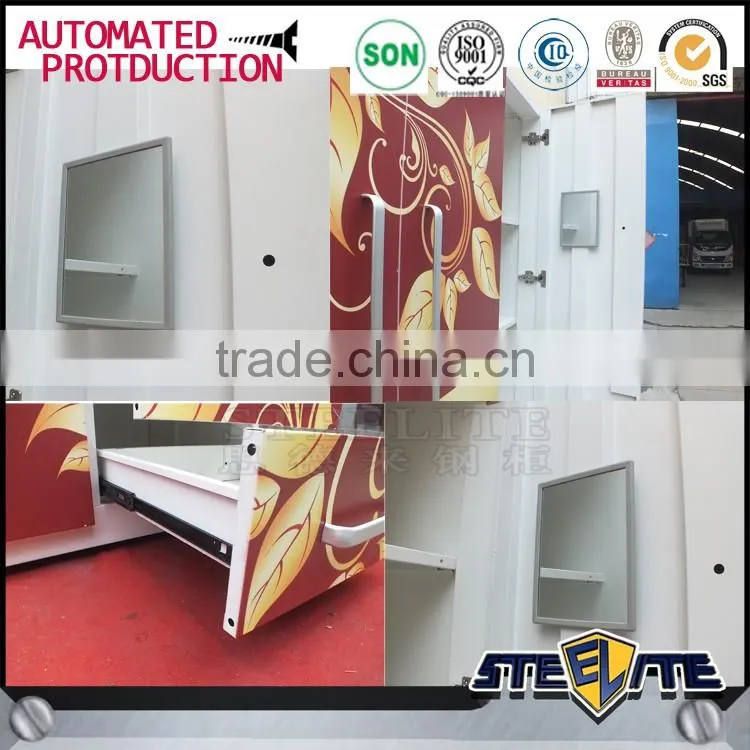 Indian bedroom wardrobe designs 3 door steel wardrobe cabinet with lock