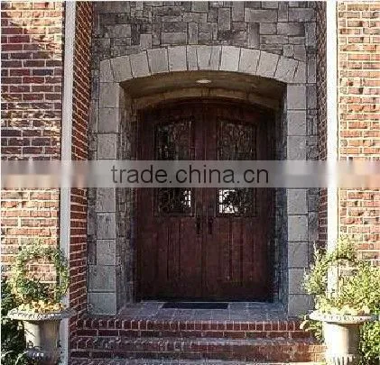 Bisini antique design iron double entry door (BG90086)