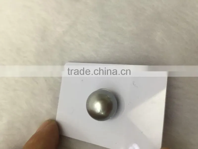 Wholesale 11-12mm AAA Grey Undrilled Loose tahitian pearl