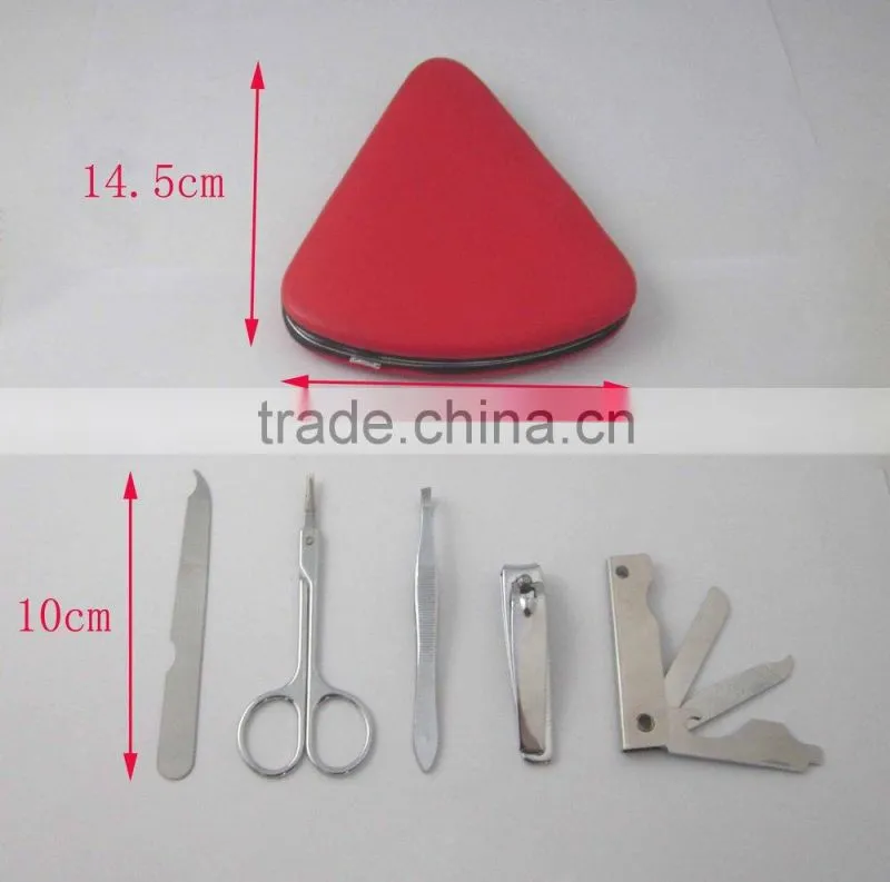 Hot Sale Avon Manicure Set In Triangle Shaped Case