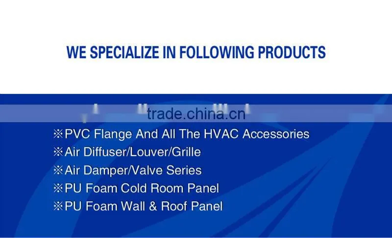 pvc flange/air conditioning duct accessories