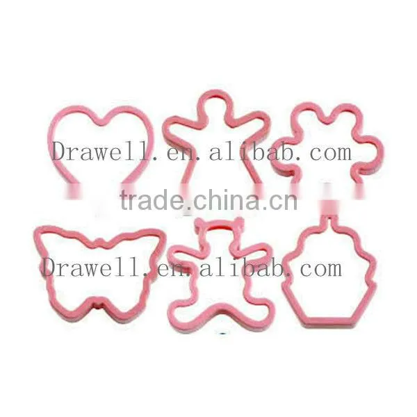 BC-7690 5-piece plastic mini cookie cutters / Cookie Tools