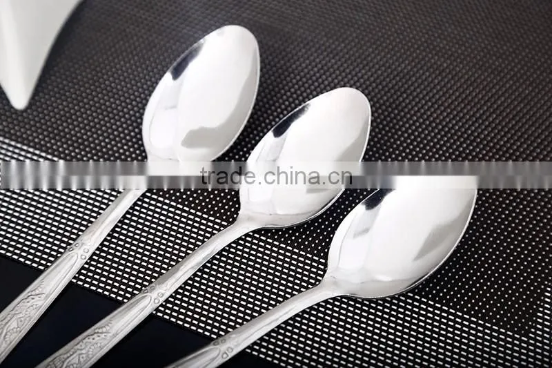 Natural color spoon and fork set free sample available