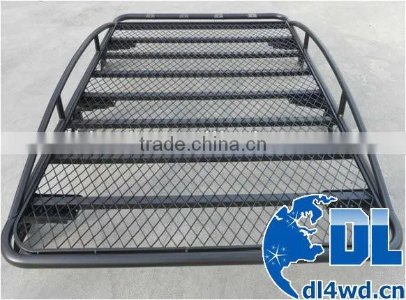 4x4 Camping Equipment Steel Luggage Rack Universal Car Roof Top Carrier