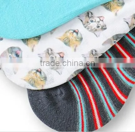 Wholesale Cheap Custom Girls No Heel Socks