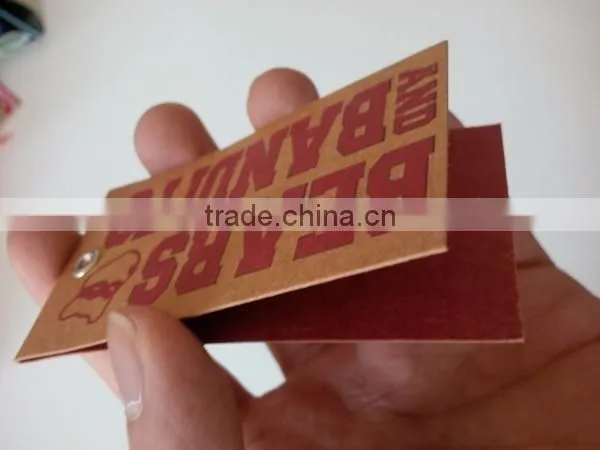 High quality jeans paper Hang Tags Swing Tags