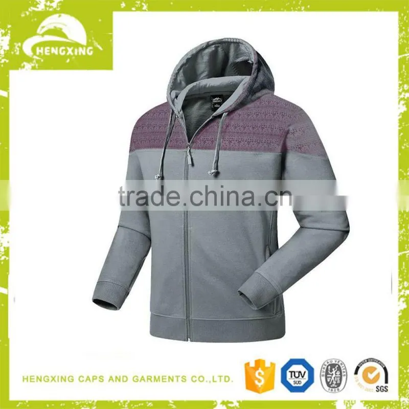 Custom hoody sweater mens gym hoody / hoody body warmer