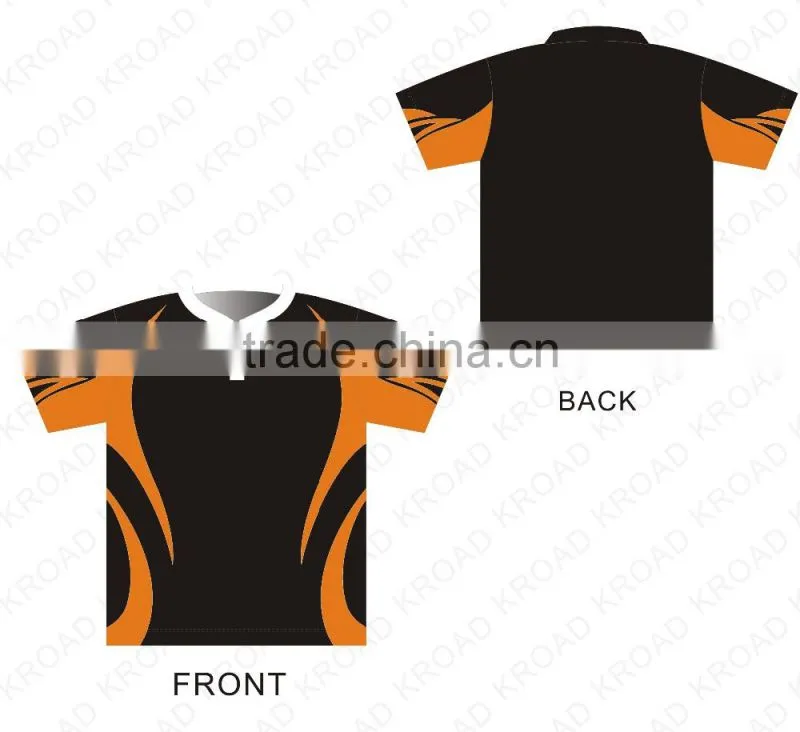 Quick dry rugby shirts, sublimation made rugby uniform