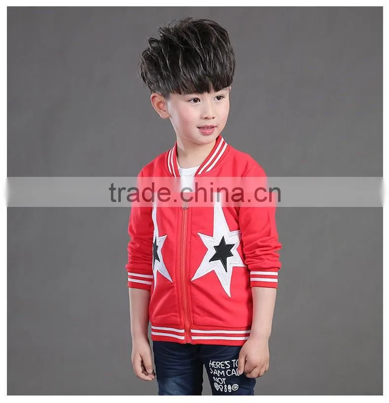 boy's spring coat/2016 new style children's leisure coat jacket/fashion spring blouse with zipper for boy