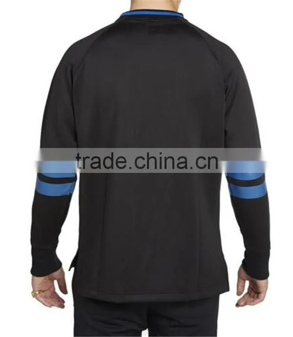Custom round neck blank men's fleece sweatshirt
