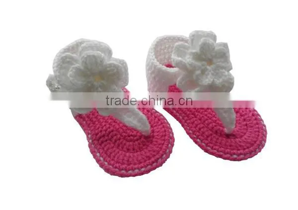 newest wholesale baby clothing crochet baby sandals