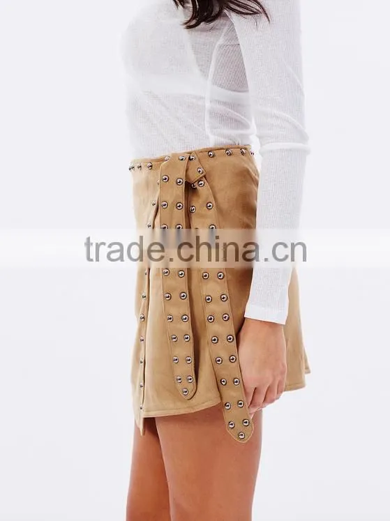 2016 Wholesale mature womens wear beaded ladies skirts
