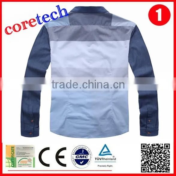 new design popular 100% cotton man shirt factory