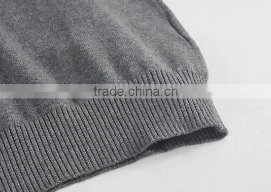 The yellow blue grey long sleeve knitting pullover casual men knitted sweater