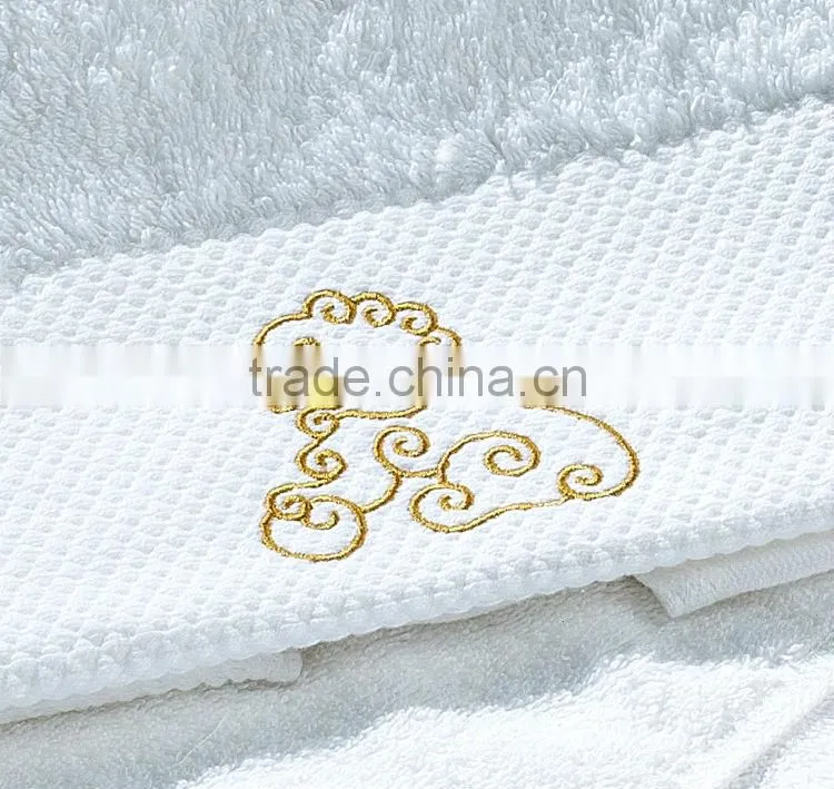 Quanlity palais royale hotel bath towel, 100% cotton white hotel balfour towel