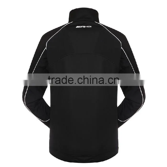 Private logo black softshell jacket