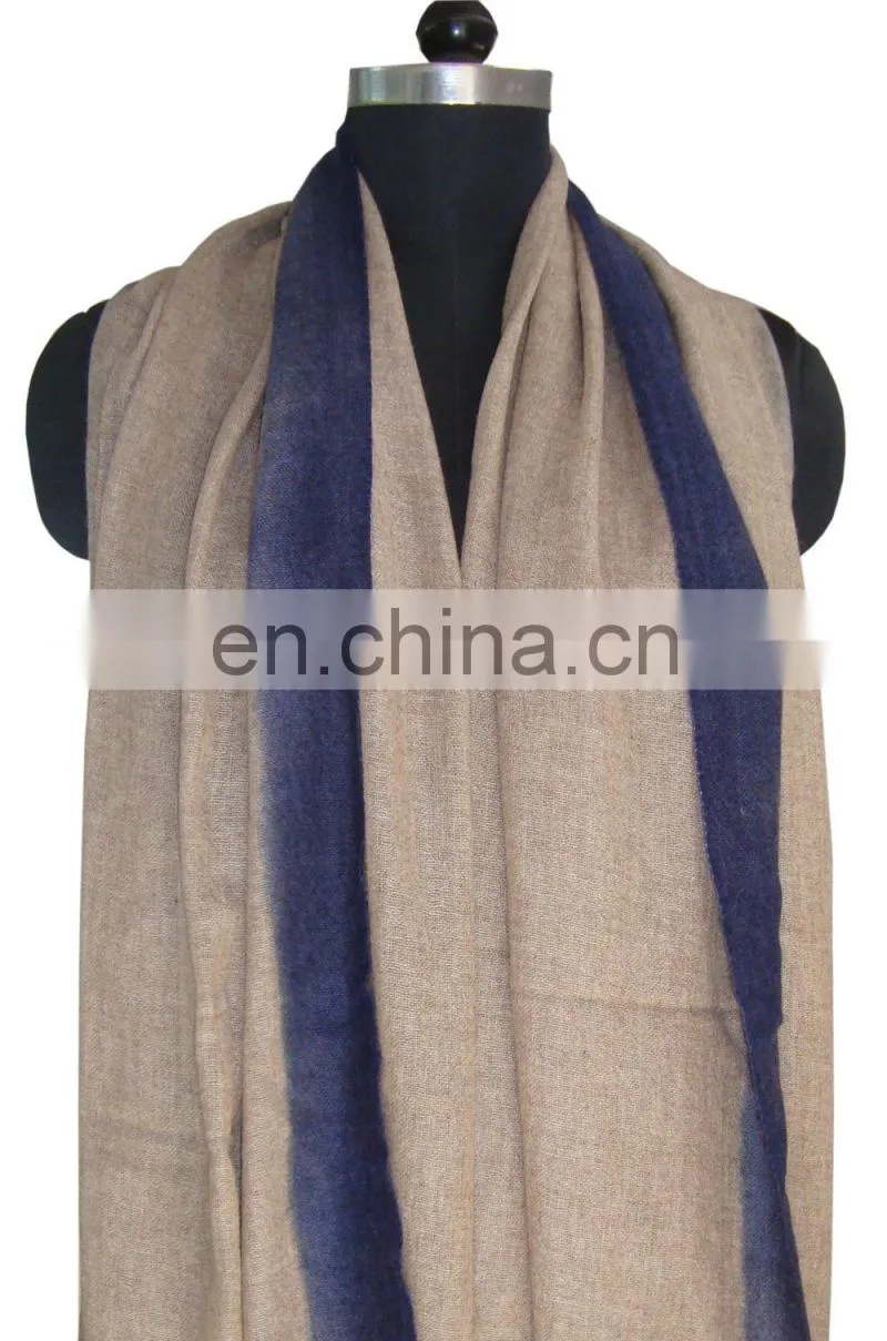 Gauze pashmina wool shawl ,Ombre Wool Pashmina Shawls