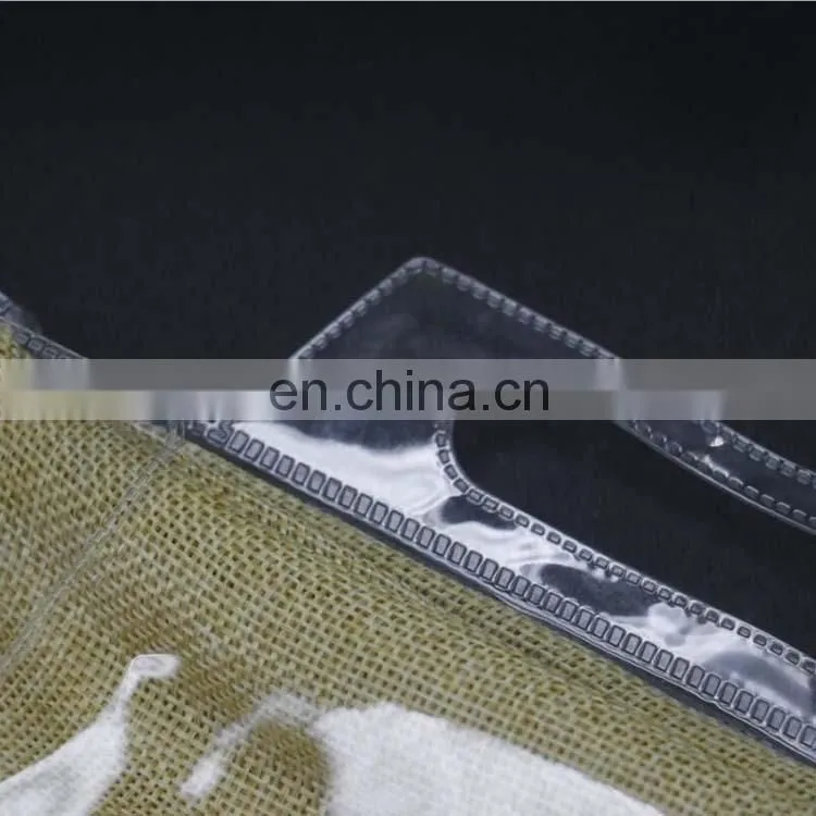 Cheap wholesale transparent pvc cloth bag with custom handing plastic packing clear cosmetic pvc bag