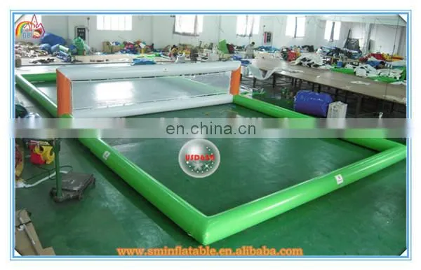 Hot selling inflatable water volleyball court,inflatable beach volleyball court,usd inflatable volleyball court for sport games