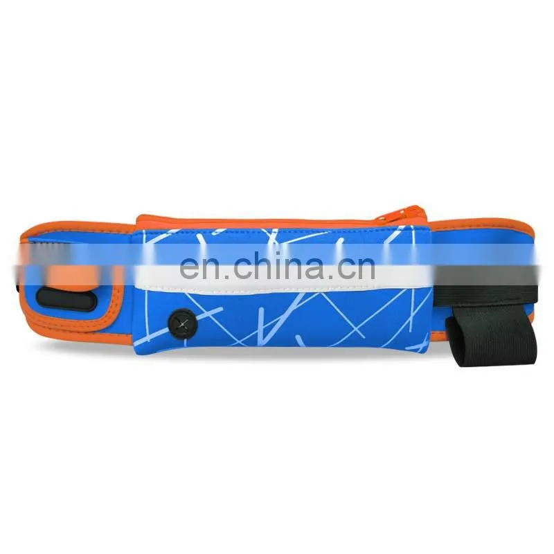 Outdoor Waterproof Reflective Elastic Sport Waist Bag
