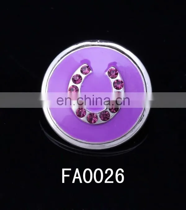Factory Wholesale Metal Snap Button, Fashion Horseshoe Snap Button