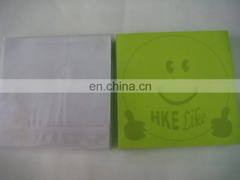Customized printed paper sticky memo cube