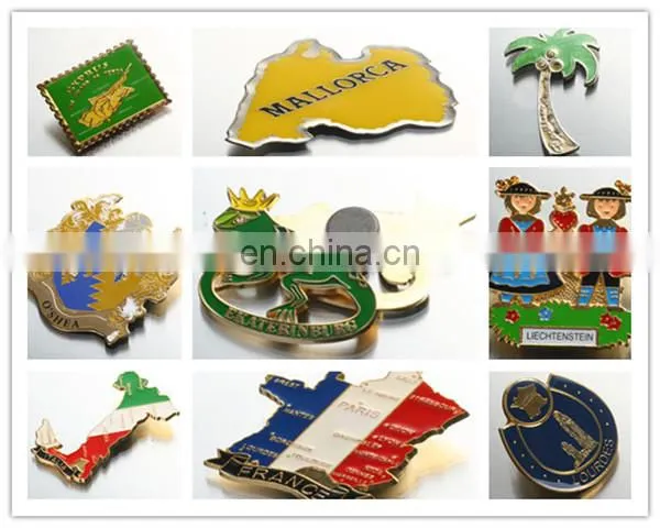 Customized Metal open beer bottle with fridge magnet
