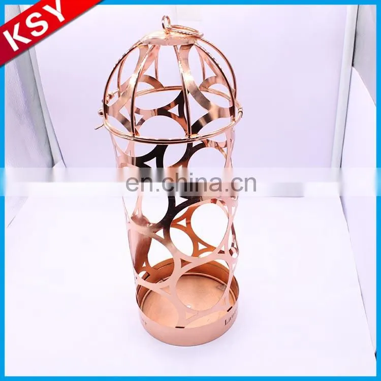 Good Reputation Factory Price Romantic Display Fashion Metal Single Wire Wine Bottles Rack