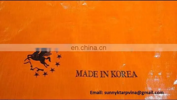 Orange Tarpaulin 120GSM