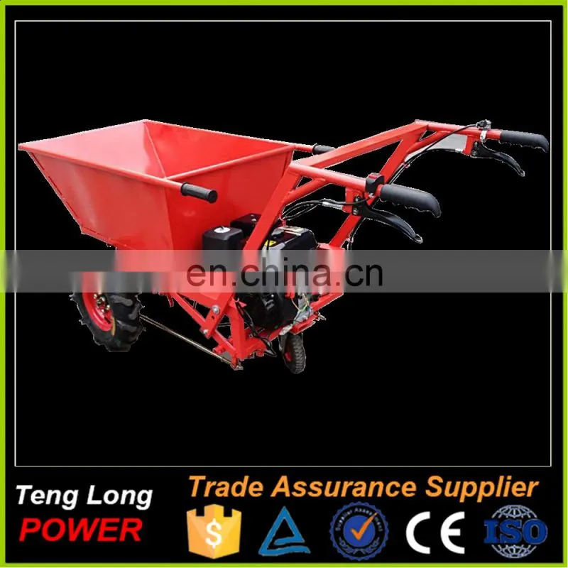 Convenient hand push Dump trolley / mini dumper