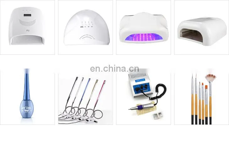 Asianail Detachable metal handle with diamond design oval shape acrylic nail art brush