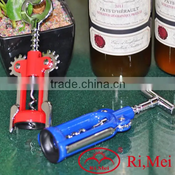 Family Easy Use Stainless Steel wine Opener With Color