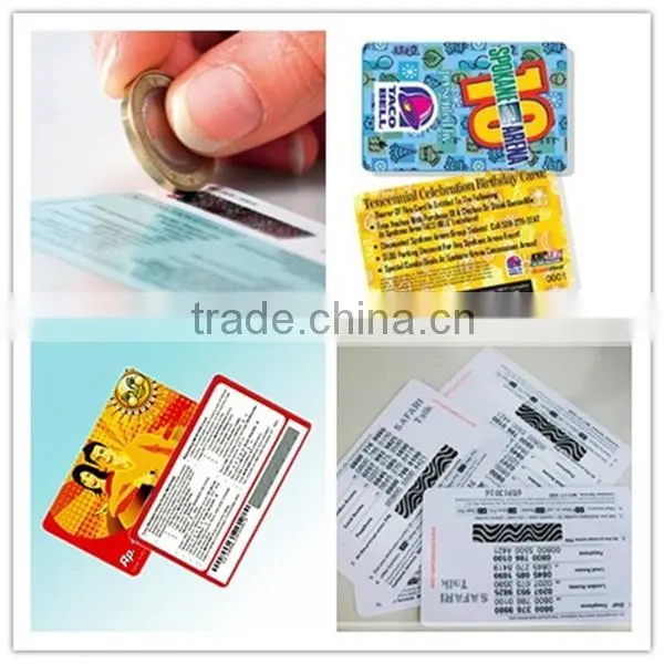 Barcode Printing Paper/PVC Prepaid Scratch Calling Card Low Price