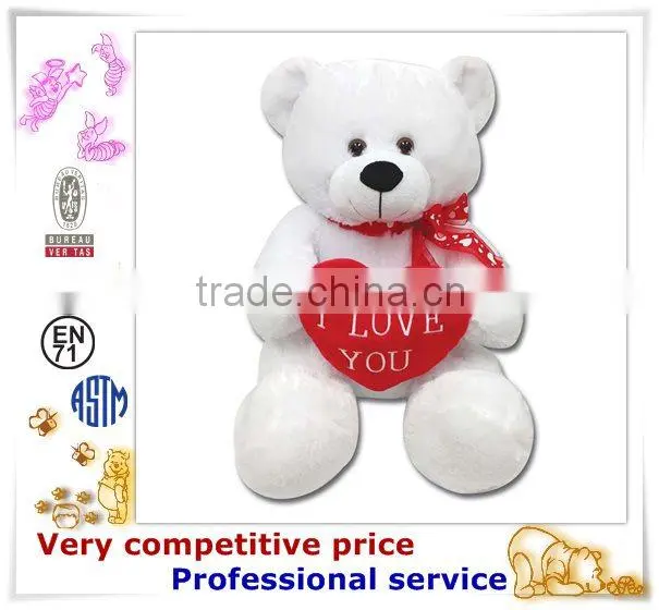 OEM Stuffed Toy,Custom Plush Toys, heart to heart teddy bear