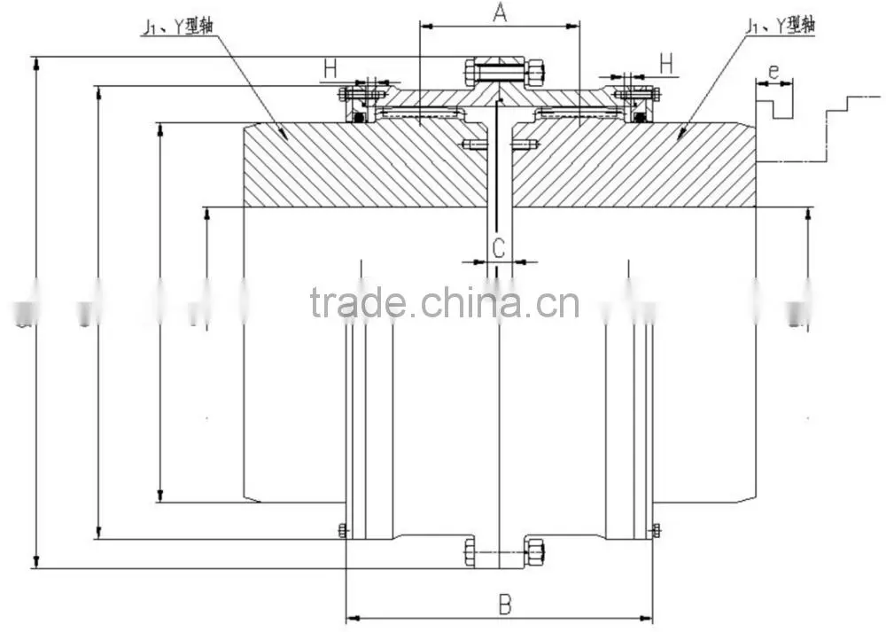 Drum Gear Coupling for Heavy Duty Industry Equipment